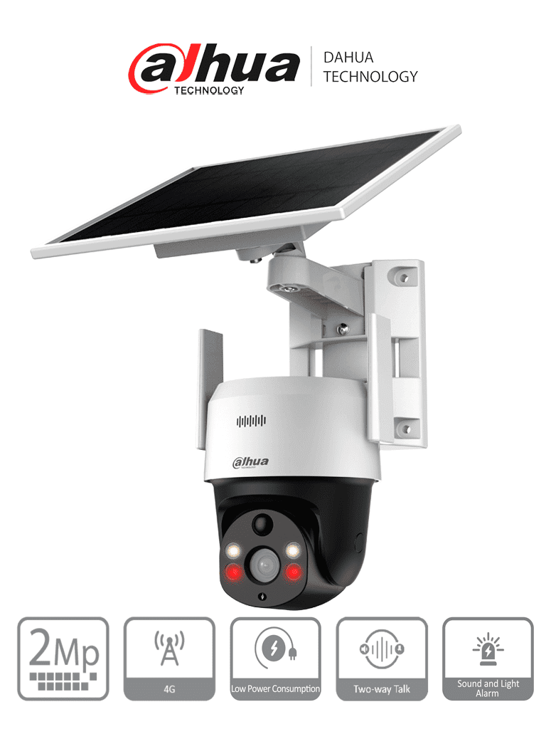 Cámara de Seguridad con Panel Solar Redcem